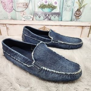 Tod's men's denim loafers